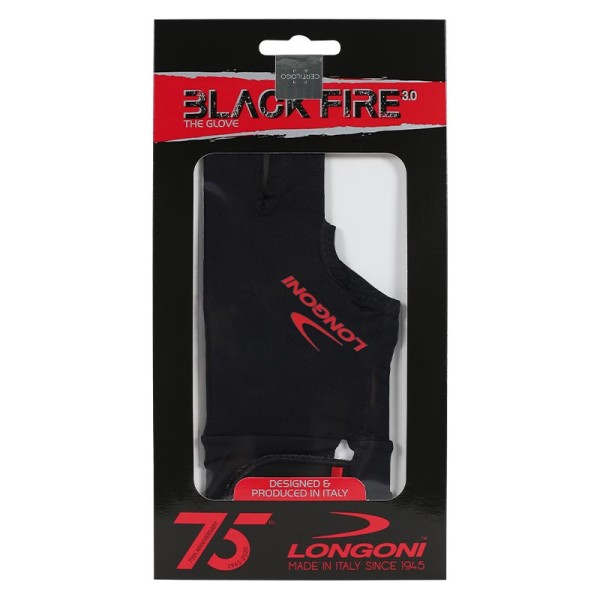 Guante Longoni Black Fire 3.0 para mano derecha