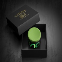 Guante de Billar Molinari para mano izquierda - Tiza Taom V10 verde oscuro